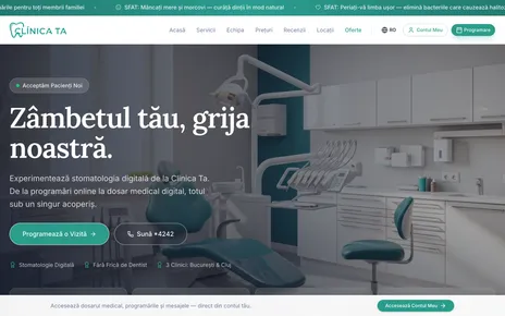 AppDental - platformă proprie Bonnector
