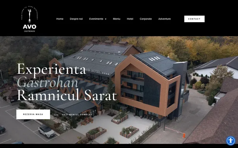 Gastrohan - captură a site-ului